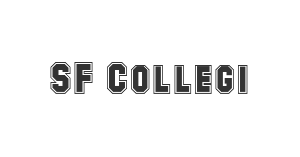 SF Collegiate font thumb